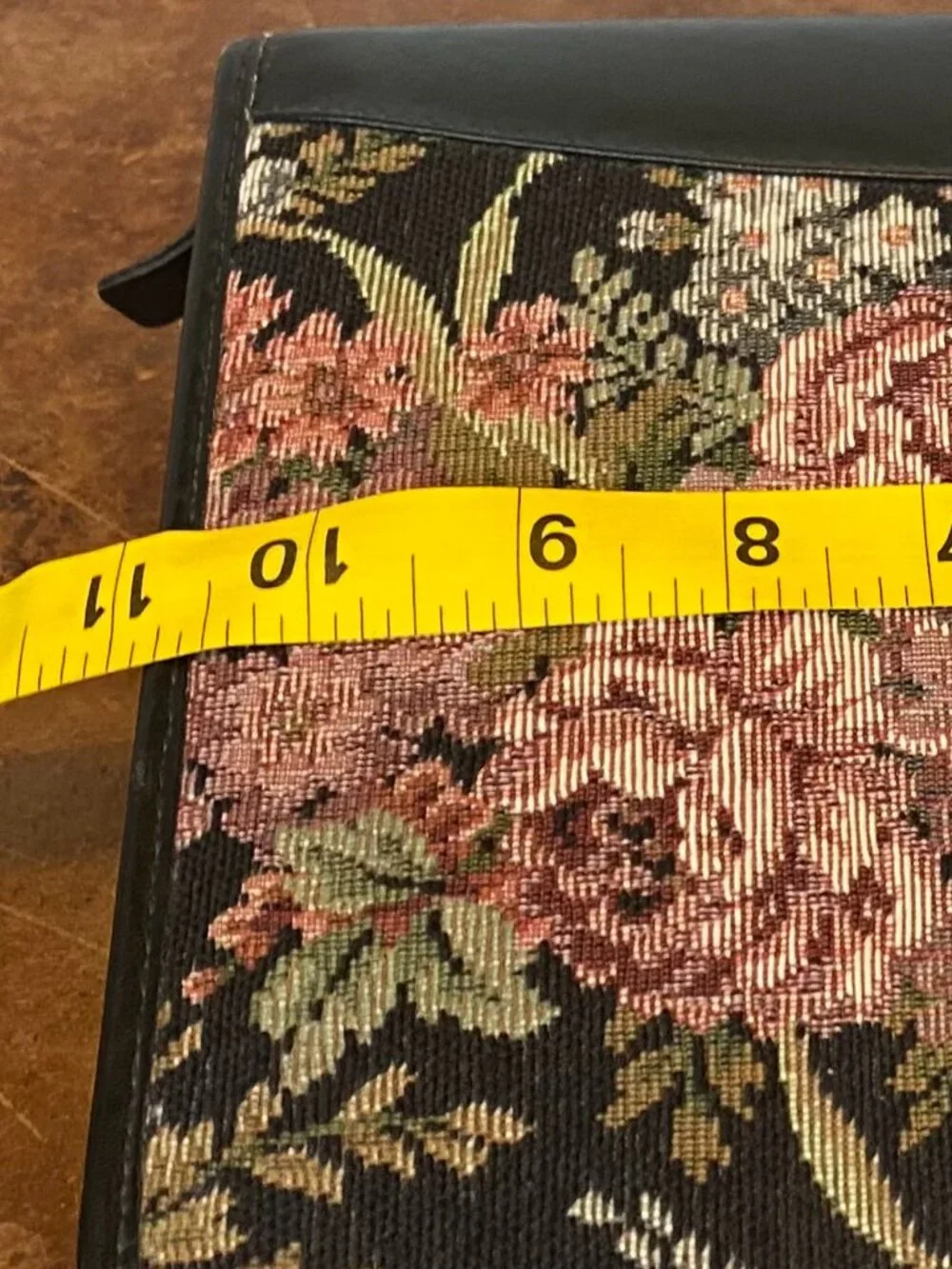 90s Franklin Quest Covey Floral Tapestry Carpet Organizer Planner Vintage